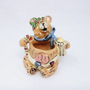 Trinket Nursery Decor Blue Sky Corp Baby Bear Signed Heather Goldmine Vintage